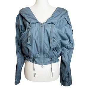 Adidas x Stella McCartney Gray Mesh Hooded Jacket